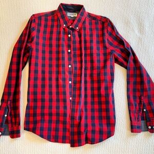 Express Slim Soft Wash Button Down Shirt
